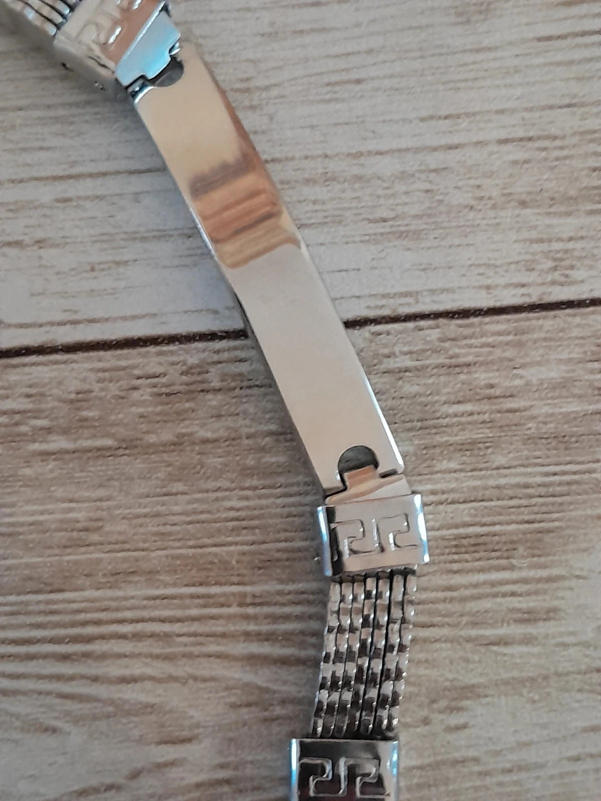 Pulseira gourmet para homem, prateada, dourada e preta – photo 5